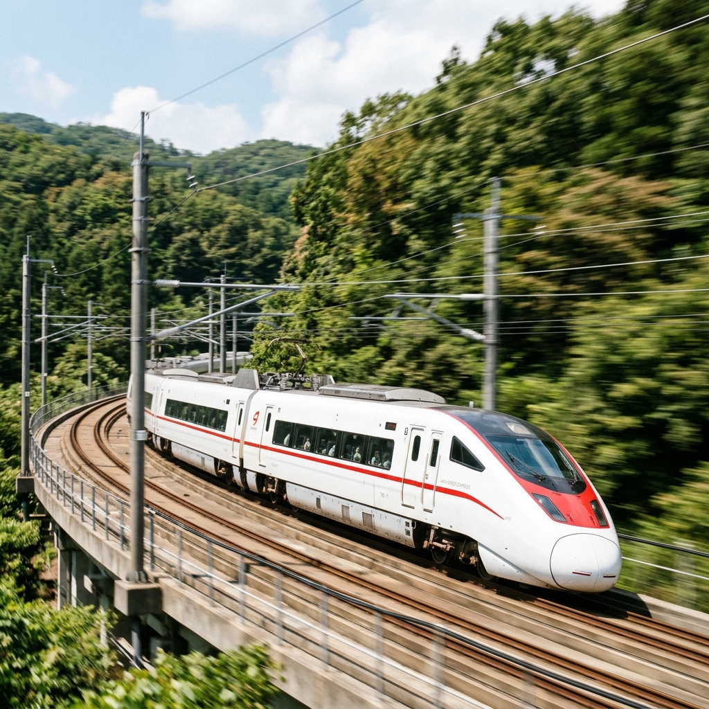 High-speed bullet train